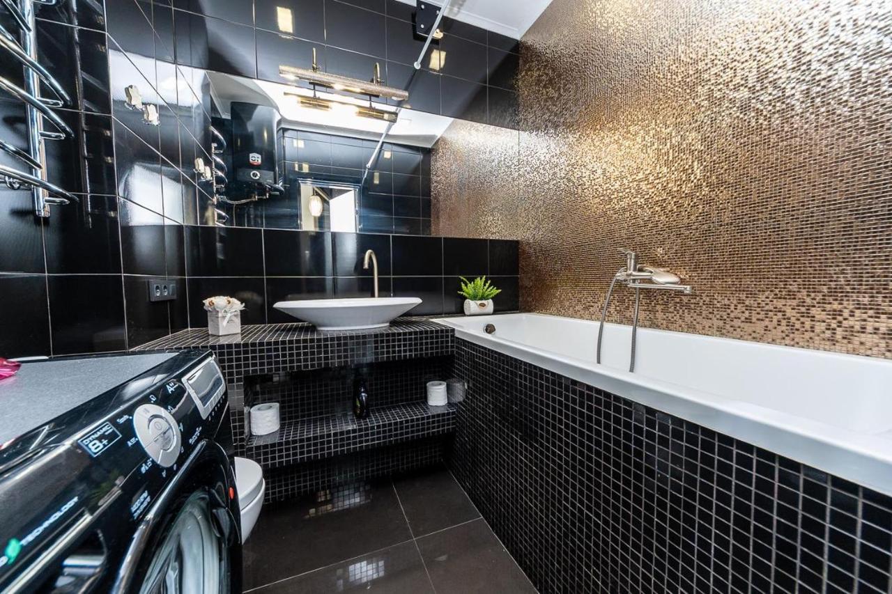 Fashionable Panoramic Apartments Dnieper. Obolon كييف المظهر الخارجي الصورة