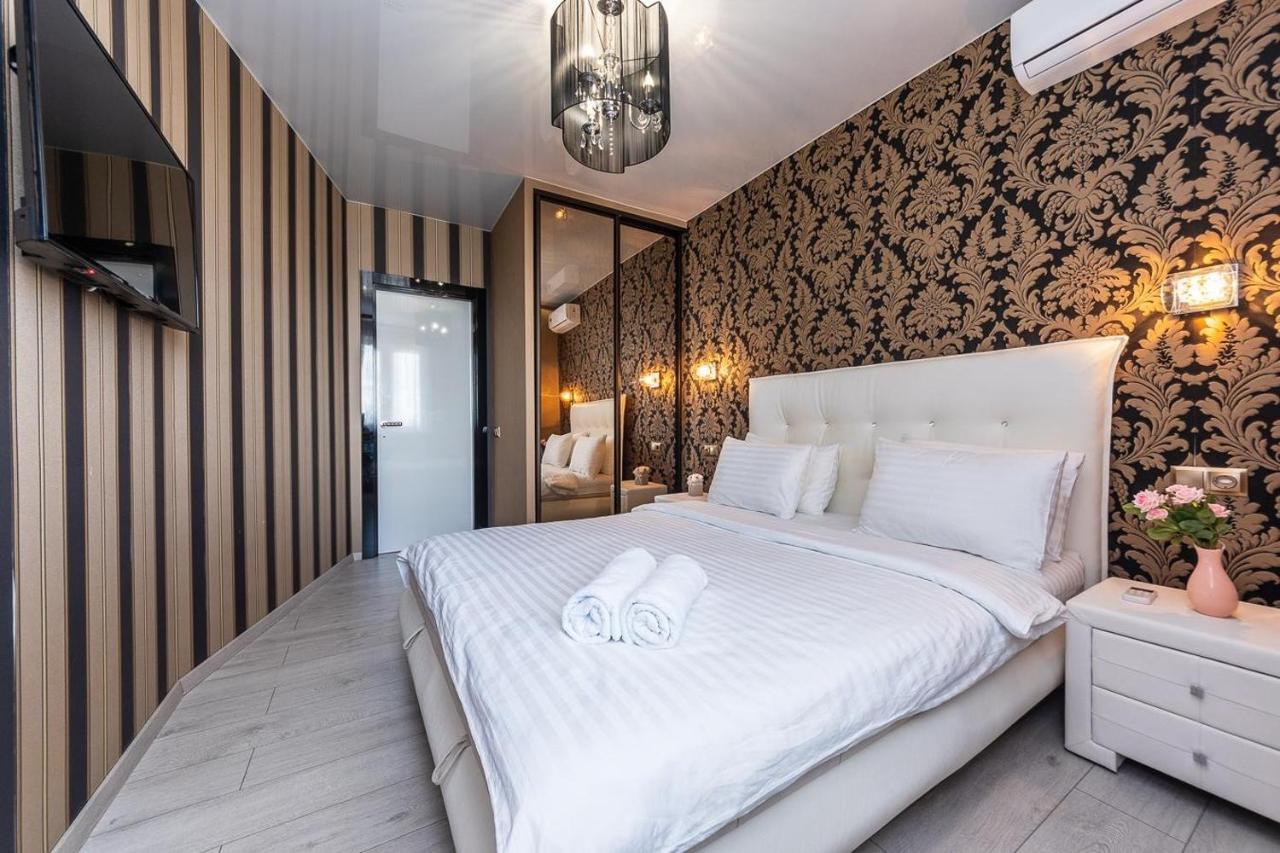 Fashionable Panoramic Apartments Dnieper. Obolon كييف المظهر الخارجي الصورة